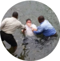 Baptism in the river 